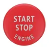 Botão Iniciar do motor do carro Substitua a capa Acessórios para interruptor de parada Decoração de chave para BMW x1 x5 e70 x6 e71 z4 e89 3 52998
