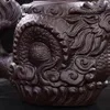 Bule de cerâmico Tradicional Chinês Chá Dragão e Phoenix Chaleira Premium Infusor Purple Clay Clay Set Promotion