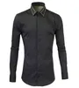2016 Real Cotton Full Regular Camisas Hombre Vestir Camisa Metal Rivets And New Long Sleeve Shirt In Support A On Behalf Of Men