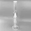 Triple Perc Water Pipe 16 "Oil Rig Glass Bong 18mm Female Joint viene fornito con l'accessorio Glass Bowl