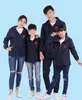 Mens Kvinnor Kids Roses Floral Print Jackor Familj Kläder Toppar Ytterkläder Tunna Jackor Aktiv Casual Slim Windbreaker Plus Storlek