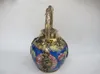 De oude Chinese bronzen leeuwen in Tibet Longfeng Opal keramische theepot