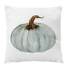 Potiron imprimé taie d'oreiller Halloween décoration de Noël mélange de coton housse de coussin canapé maison décor de voiture sans noyau 9 styles HH7-1698