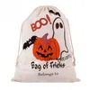 Halloween Trick Or Treat Bags Cartoon Pumpkin Spider Witch Decor Halloween Sacks Canvas For Kids Halloween Candy Buckets Bag