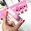 Makeup Lip Gloss sätter söta persika flytande läppstift 6 st set giorgio kosmetika fuktgivande läppkräm naturlig ny