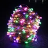 12 V Copper String Lights 10m 20m LED Fairy Light z zasilaczem do weselnej świątecznej dekoracji domu