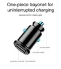 Mini Car Charger 4.8A fast charger 3.1A Dual USB Adapter charger with led light for ip smartphones