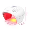 Maschera per il viso a LED Lampada per terapia energetica luminosa fotonica Cura del viso Macchina per la bellezza Ringiovanimento della pelle PDT Anti invecchiamento Acne Rughe Rimuovere