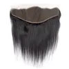 Top Brazilian Virgin Human Hair Weave Straight 13x4 Spitze Frontal -Verschluss Ohr zu Ohr für unverarbeitete seie, gerade Haarverlängerungen Fr2218078