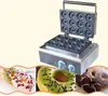 Qihang_top / rosquinha comercial automática mini-máquina de donut tornando máquinas máquina de assar / casa de rosca elétrica para venda