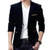 NUOVO Mens Fashion Blazer stile britannico casual Slim Fit giacca da uomo Blazer da uomo cappotto Terno Masculino Plus Size 4XL291F