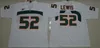 Men College Football Miami Hurricanes Jerseys 15 Brad Kaaya 20 Ed Reed 52 Ray Lewis 26 Sean Taylor Green Orange White White Top Quality