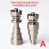 ユニバーサルドームレス6IN1チタンネイル10mm 14mm 18mm雄および女性用のジョイント高品質8191329