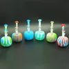 Smoking water pipe Glass Bong Halloween pumpkin Water Pipe unbreakable silicone filter, plastic double deck filter silicone pipe.