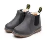 2018 children's boots autumn winter boys gentleman zipper fashion boots girls non-slip warm snow