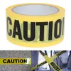 25mx4.8cm Roll Yellow Caution Tape Sticker Safety Barrier For Police Barricade For Contractors New Arrival