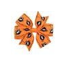 Boutique da 3 pollici Halloween A fila con pattern Populanti clips per bambini Pumpkin Halloween Hairpins Accessori per capelli Accessori 6388691578