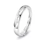 패션 고품질 스테인레스 스틸 반지, 925 실버 커플 반지, 남성과 여성 실버 결혼 약혼 반지 도매