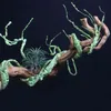 ADEEING Elastyczne zginalne sztuczne drzewo winorośli dżungli winorośli Dekoracje domowe dla jaszczurki żaby węże i więcej gadów