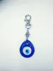 Hamsa Hand Antique Silver Keychain Jüdische Symbole Kabbalahglass Evil Eye für Keys Auto Bag Charme Key Ring Handtasche Paar Key Chai8539854