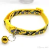Cat Dog Horse Collar Smuche Bell Smycze Nylon Miedź Kamuflaż Reflektor Ring Neck Ring Pet Accessories Supplies 1 19BL FF