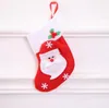 Mix Design Mini Christmas Stockings Christmas Tree Decoration Stocks Inicio Supermercado Christmas Tree Pendant Santa Claus Snowman Bear