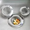 Sintegino per cucina Filtro in acciaio inossidabile Filtro di scarico della rete di coltura di lavaggio a lavabo con bordo largo largo 4,5 "diametro