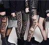 2017 nytt mode varm sexig svart nylon pantyhose varm för kvinnor nej efter fest brev tätt för natt bar fest