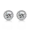 Solitaire 10CT20CT Lab Diamond Stud Earring Real 925 Sterling Silver Jewelry Engagement Wedding Earrings For Women Men8435002