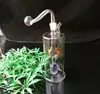 Nouveau filtre muet narguilé gros verre Bongs tuyaux conduites d'eau tuyau en verre accessoires pour fumer livraison aléatoire de couleurs