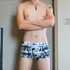 Mens Underkläder Trunks Boxer Shorts Skriv ut Män tecknade underkläder Casual Sexig Fashion Boxer Bekväma andningsbara Shorts Skriv ut underbyxor