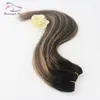 vendita di estensioni dei capelli vergini brasiliane di trama della pelle di Balayage di evidenziazione bionda 2327 di colore biondo bundle6977566