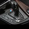 Adesivo in fibra di carbonio Car styling Center Control Gear Shift Panel Adesivo decorativo Rivestimento interno per BMW 3 4 Serie 3GT F30 F31 F1849