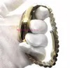 41mm luxe or 18 carats saphir 228235 Cystal Genève hommes montres automatique mouvement mécanique montre-bracelet homme