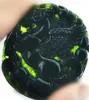2021 nouveau chinois naturel noir vert jade jadéite Pegasus pendentif collier été ornements pierre naturelle gravure à la main