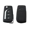 CAR 4 أزرار معدّلة قشرة بديلة قابلة للطي CASE CASE REMOTE FOB لـ 3Button UNCUT TOY43 /TOY48 Blade8229992