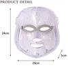 LED Light PDT Photon Therapie Huidverzorging Verjonging Gezichtsmasker Massage Spa Rimpel Verwijdering 7 Kleuren