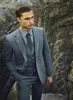 Abito da uomo in tweed marrone Ultimi disegni di pantaloni da cappotto 3 pezzi (giacca + pantaloni + gilet + cravatta) Blazer da sposo su misura slim fit