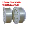 1.0mm Diameter PMMA LED Optic Fiber Lights 1500m / Rull 1mm PMMA Fiber Optisk kabelände Glöd för dekorationsbelysning LED Fiberlampor