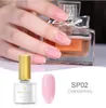 Gel de unha gelatinoso rosa 6ml semitransparente nude roxo verniz polonês embeber unha arte gel uv laca 6770873