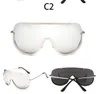 Grandes lunettes de soleil brillantes pour femmes 2018 nouveau surdimensionné carré G blanc marque lunettes de soleil Designer mode femmes nuances Oculos