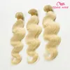 Remy Haar Wefts Blond 613 Kleur Menselijk Haar Bundels Braziliaanse Indiase Menselijk Haar Weave Extension Body Wave Snelle levering