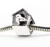 Se encaixa para Pandora Pulseira Charms Prata 925 Beads originais para fazer jóias Primavera Bird House Silver Charm 925 pérolas soltas 2018 Primavera