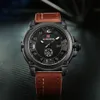 Armbanduhren Mode Herrenuhren Sport Quarz Herrenuhr Leder Wasserdicht Männlich Relogio Masculino Gute Qualität