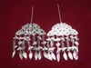 Miao Township Dongzhai Handmade Miao Silver Costume Hanfu Classical Step Rocker Hairpins Flowing Su Hairpin Butterfly Butterflies