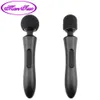 Homem nuo Velocidade Ajustável Super Grande Vibradores AV Super Forte Vibration Sex Toys para Mulheres Clitóris Estimulador Massageador Poderoso S1025