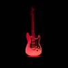 3D LED Night Light Electric Guitar med 7 Color Light for Home Decoration Lamp Fantastisk visualisering Optisk illusion Hela DR4565724