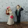 Casal de telefone figurinhas miniaturas novidade itens de fadas ornamento de jardim em casa decoração de casamento terrários resina artesanato brinquedo