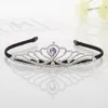 Meisjes kronen met steentjes bruiloft sieraden bruidsheadpieces verjaardagsfeestje prestaties pageant crystal tiaras bruiloft accessoires # BW-T068