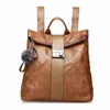 Designer-Backpack Women Borse Fashion PU Leather College Style Borse Girls School Stume da viaggio femminile da viaggio con borse da viaggio grande capacità di grande capacità